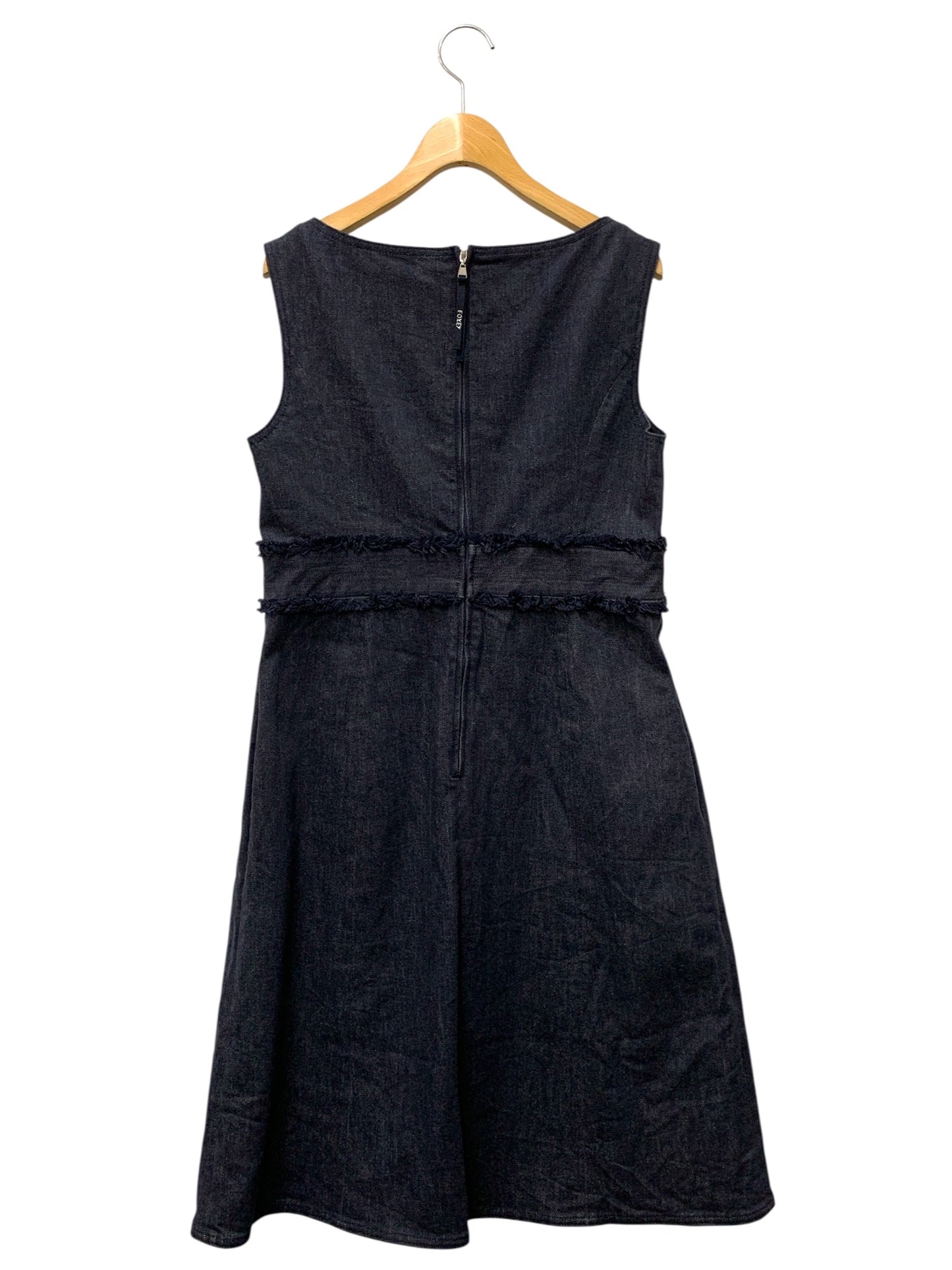フォクシーニューヨーク Monroe Denim Dress 41679 ワンピース 42 ネイビー ITELO5F2GRZK