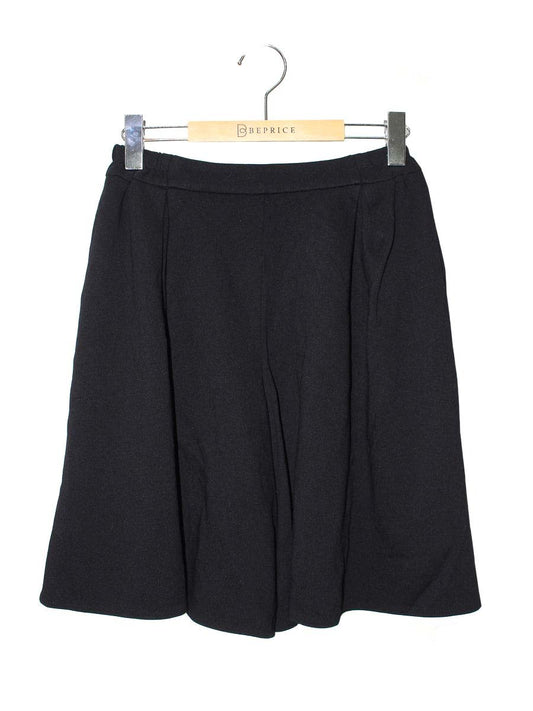 ルネ relax 6637030 パンツ 34 ブラック ストレッチ ワイド ITIJXMC5ERUW 【SALE】