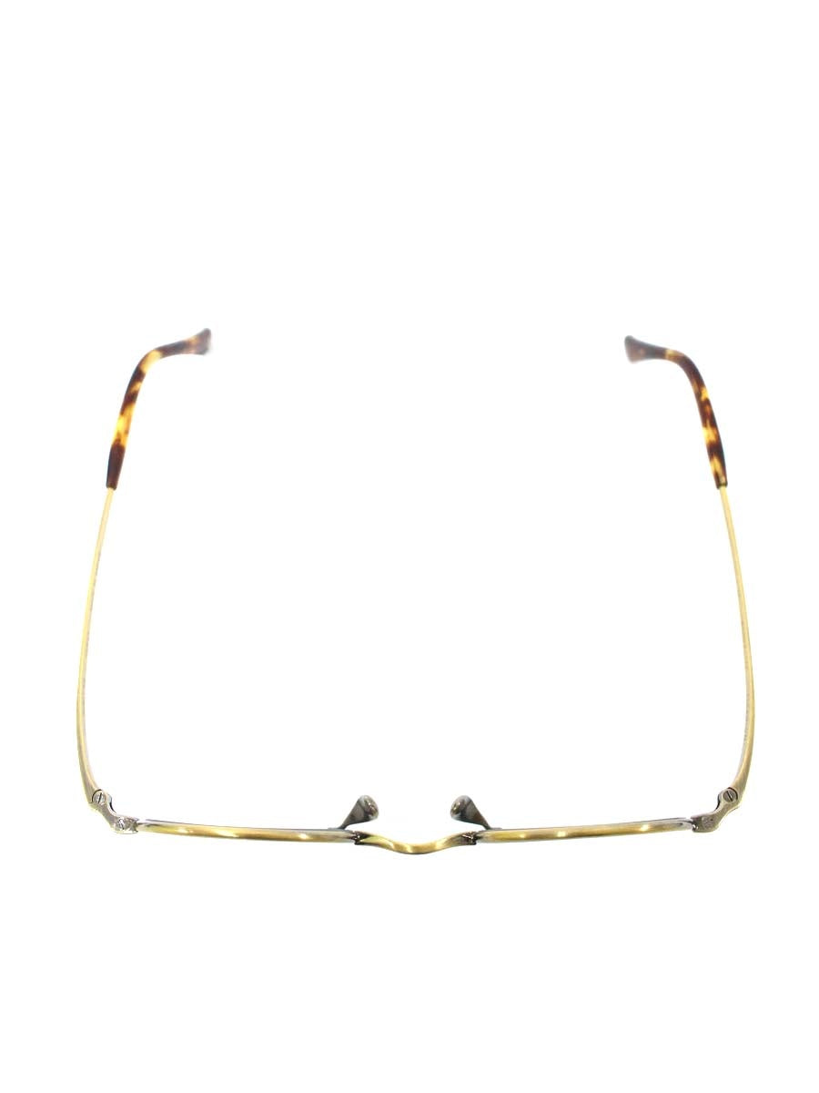 カメマンネン 10833 メガネ ゴールド チタンフレーム フルリム ラウンド IT8X661PD2C2 【SALE】