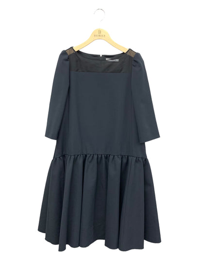 フォクシーニューヨーク Dress Marguerite 41671 ワンピース 38 ネイビー IT1TJTEBNKSE