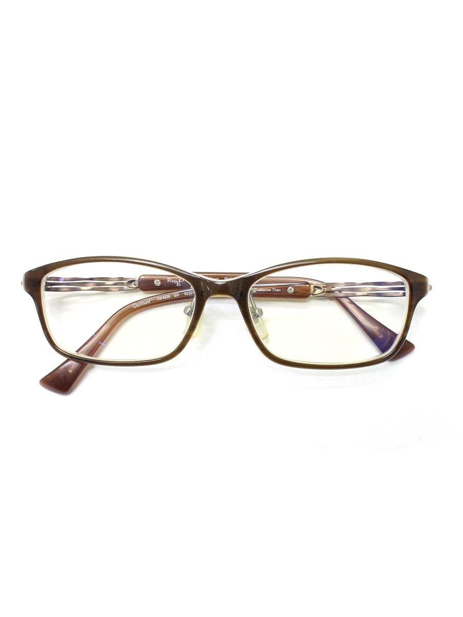 シャルマン Reego XW4006 メガネ ブラウン コンビフレーム フルリム スクエア ITJ9WJO0SGSG