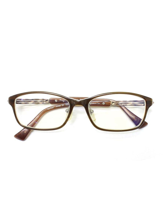 シャルマン Reego XW4006 メガネ ブラウン コンビフレーム フルリム スクエア ITJ9WJO0SGSG