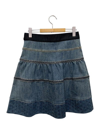 トゥービーシック W5S03-410-29 デニムスカート 40 ネイビー スパンコール リボン ITCUW3U11DH8 【SALE】