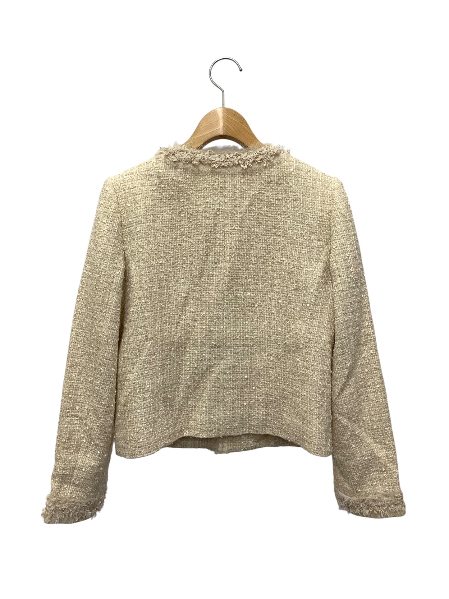 フォクシーブティック クラシックツイード 35283 ジャケット  38 ベージュ ITCPH7W5M92S 【SALE】