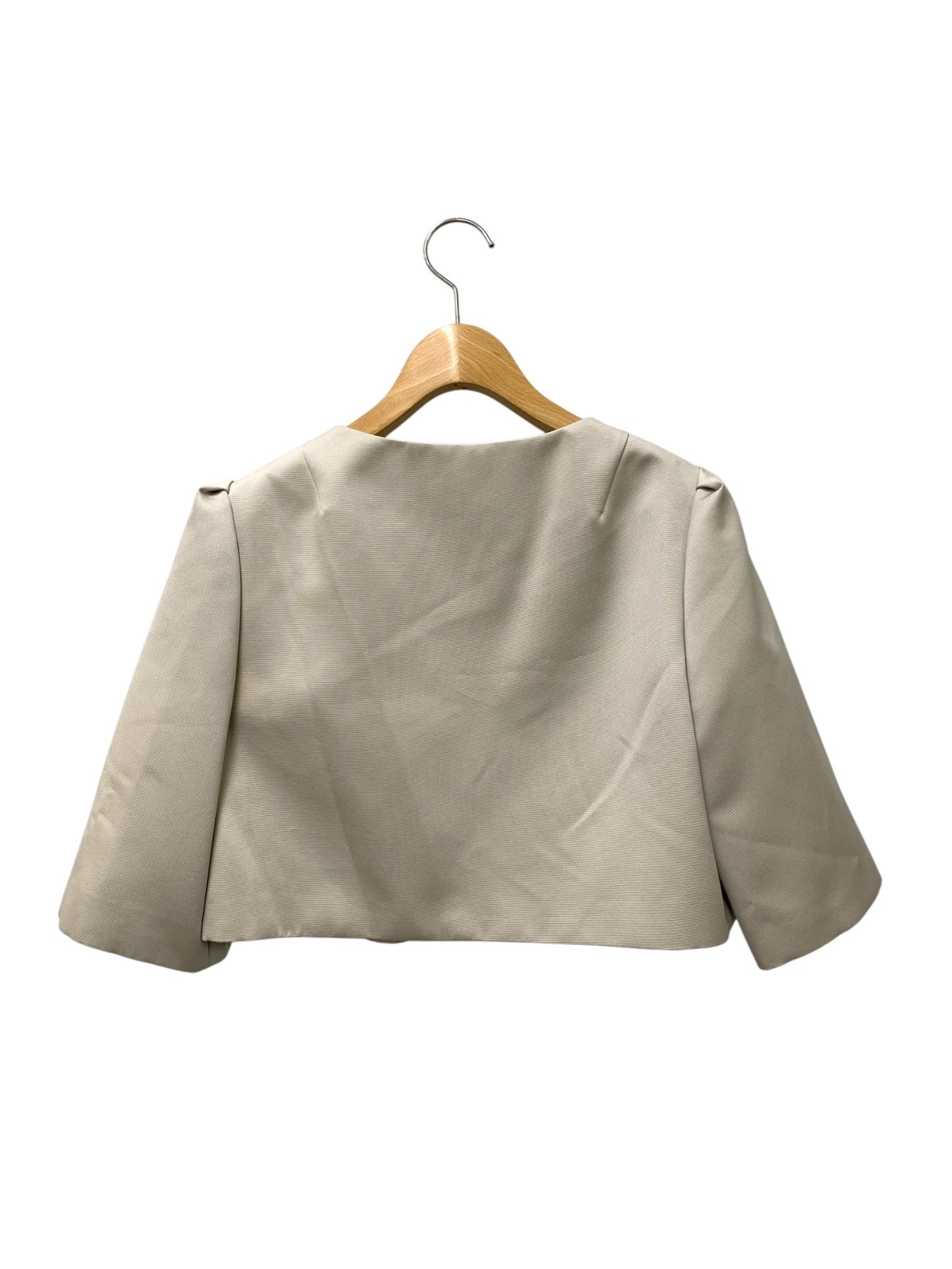 ルネ Jacket 6513950 ノーカラージャケット 36 グレージュ ITCJYDDDXZVV