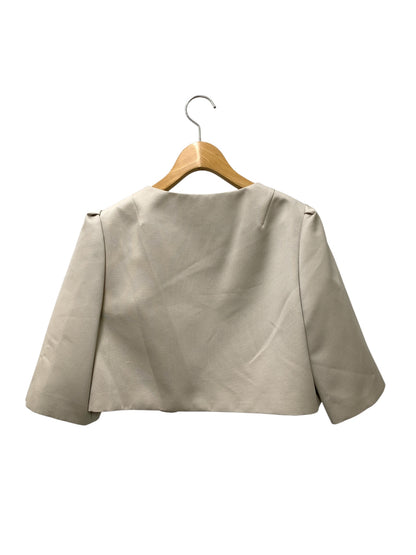 ルネ Jacket 6513950 ノーカラージャケット 36 グレージュ ITCJYDDDXZVV