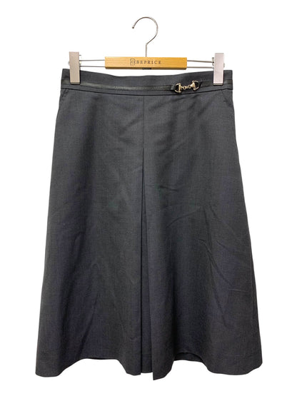 フォクシーブティック Skirt 40152 スカート 40 チャコール ウール フレア ITXKKPS0TR8G