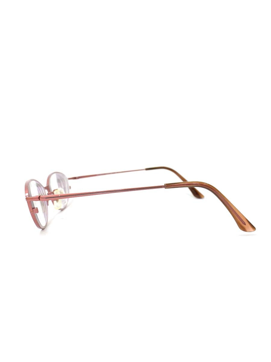 ハスキーノイズ H-155 メガネ ピンク メタルフレーム オーバル ITDUW2S5G7KB 【SALE】