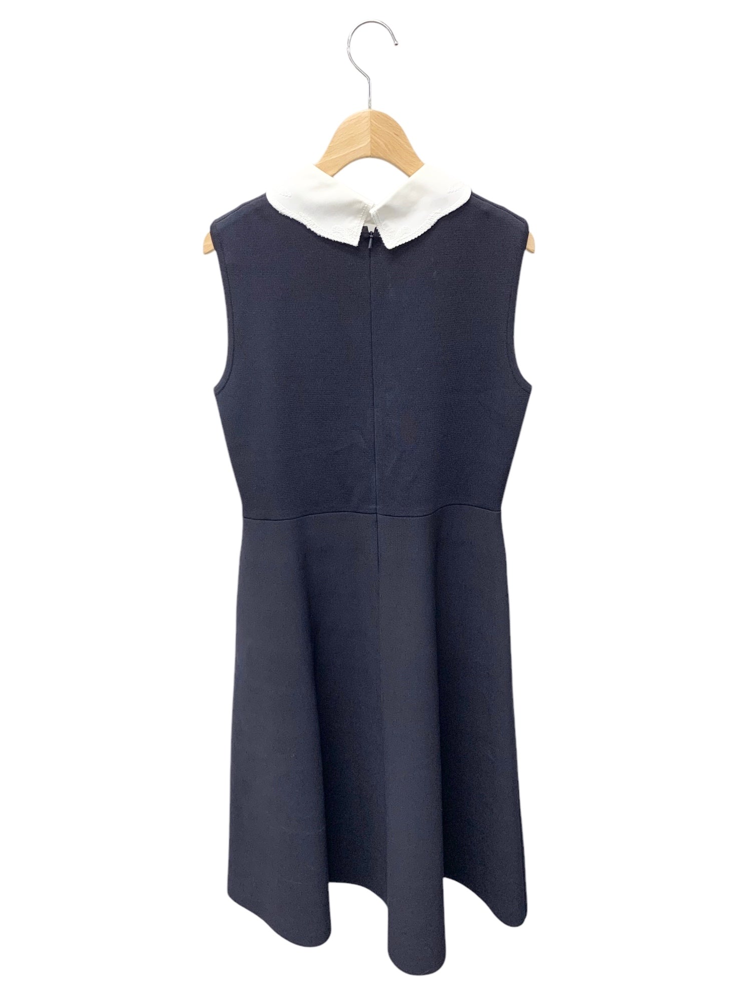 上品スタイル フォクシーブティック Dress Aria 42964 ワンピース 40 ネイビー ワンピース