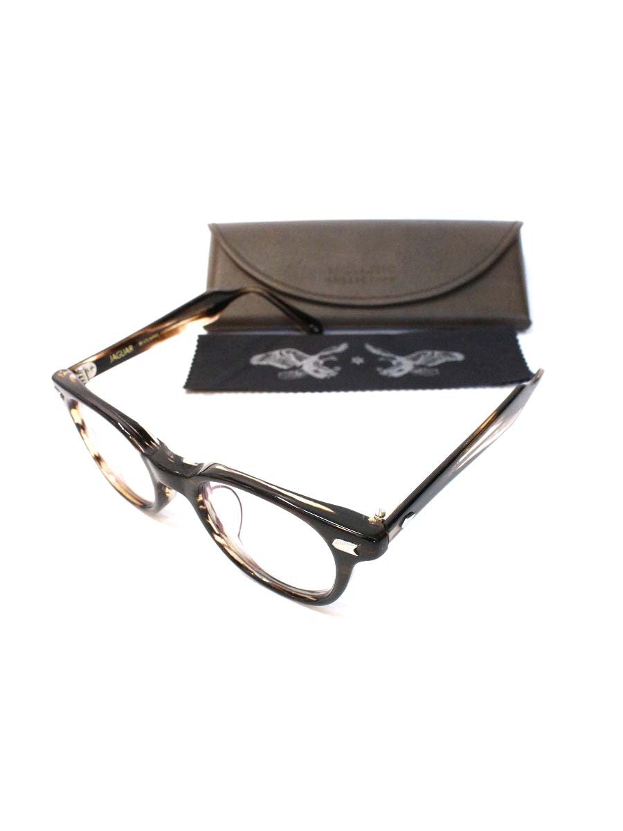 BJクラシックコレクション JAGUAR メガネ ブラウン セルロイド ウェリントン REVIVAL EDITION C-30 IT1DPSR9VIYI