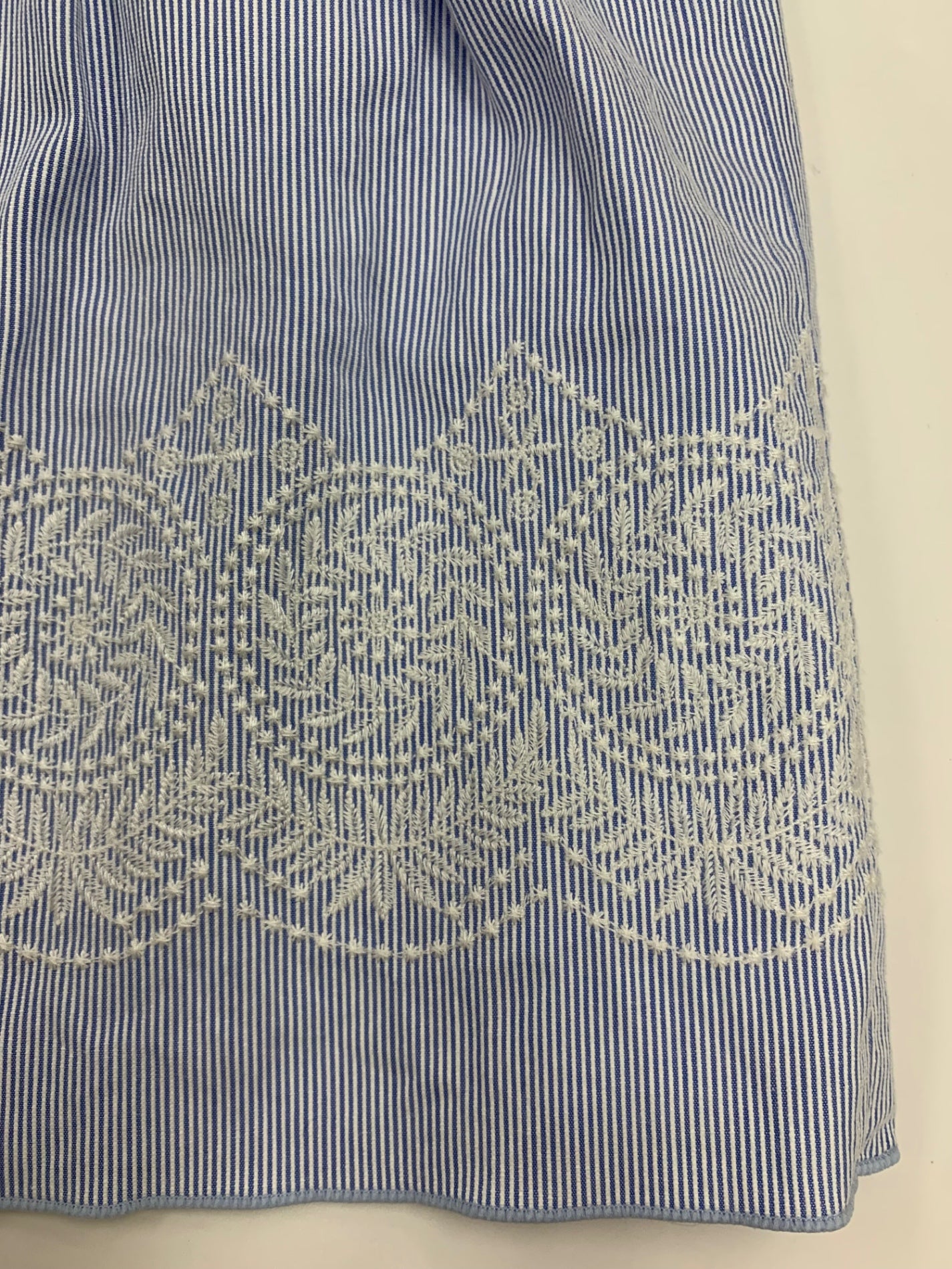 フォクシーニューヨーク collection Dress Montmartre 40090 ワンピース 38 ブルー 刺繍 IT14AIOQGBUK