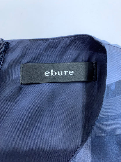 エブール シアーチェックオーガン 3510300513 ワンピース 38 ブルー ITPJTZTCL5BM 【SALE】