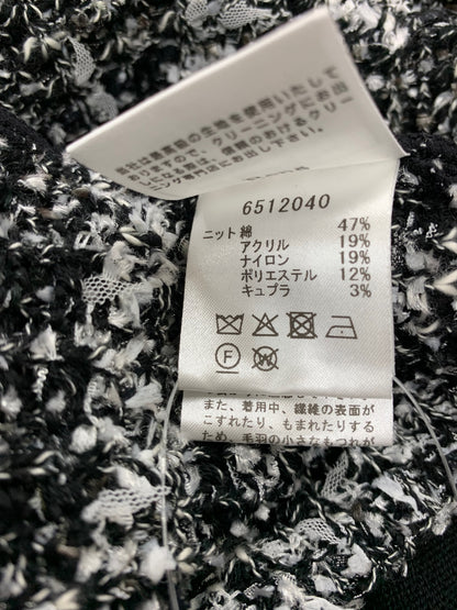 ルネ 6512040 ニットワンピース 36 ブラック ツイード IT384LAY1534