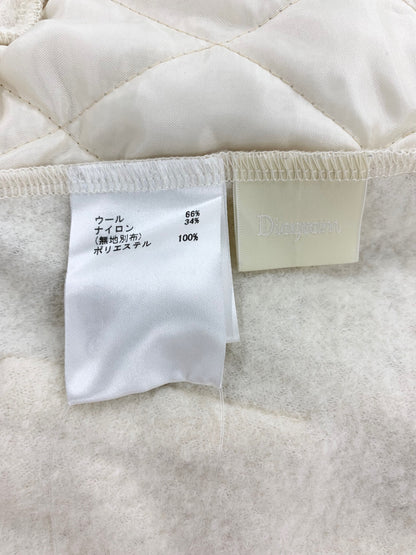 ダイアグラム ジャージオーバートップ 0322442033 パーカー 36 アイボリー キルティング IT7KJ7TX5HW3