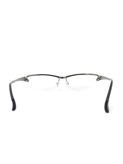 マサキマツシマ MF-1148 眼鏡 メガネ ガンメタル メタルフレーム ハーフリム スクエア ITI9Q8PA6XX0