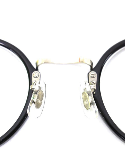 アイヴァン Chrissie クリッシー メガネ ブラック/シルバー コンビフレーム ウェリントン ITSDRTDZ9CKY