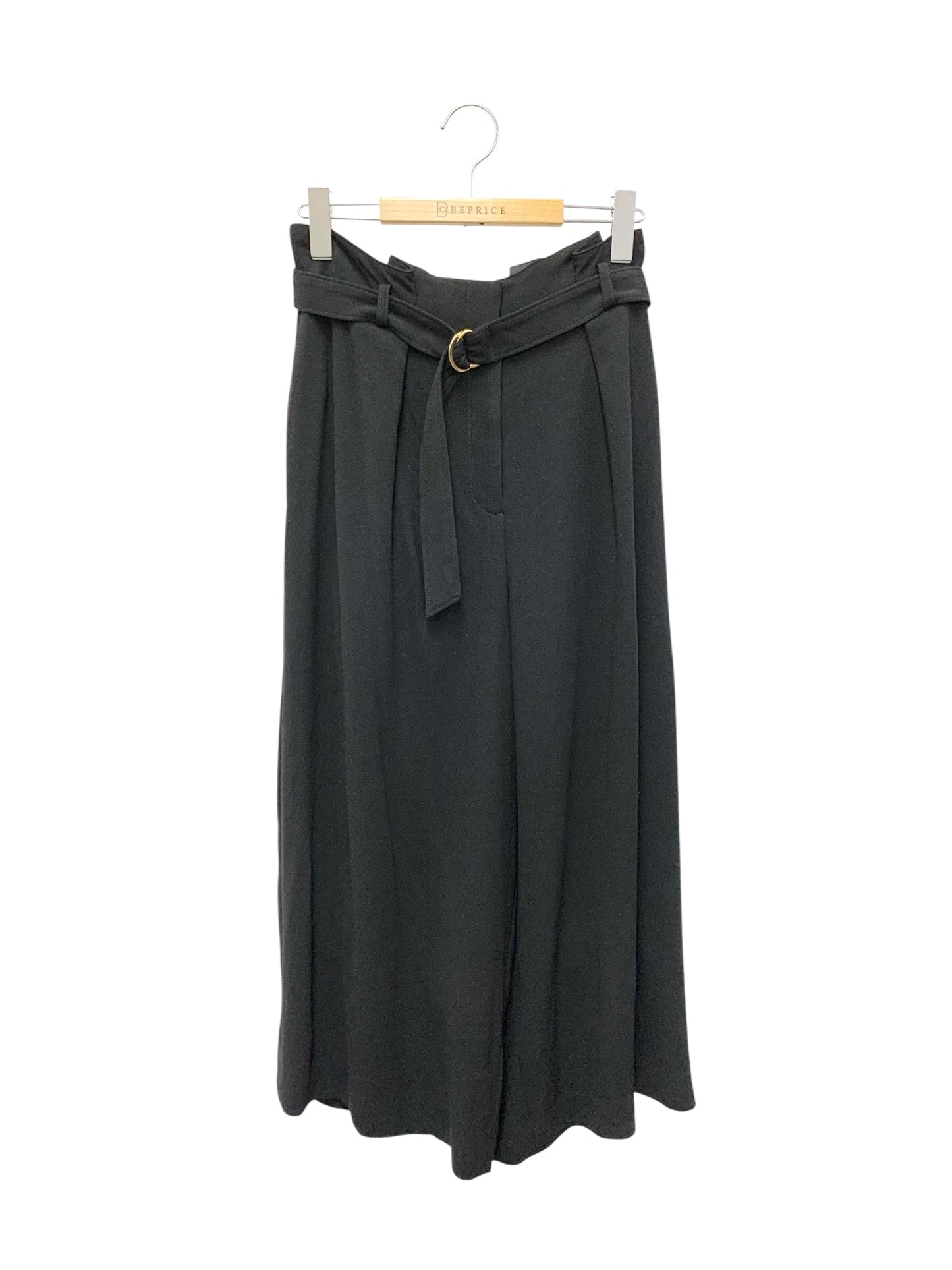 エムズグレイシー 016103 ワイドパンツ 40 ブラック サスペンダー ITGAXAHW9QIZ 【SALE】