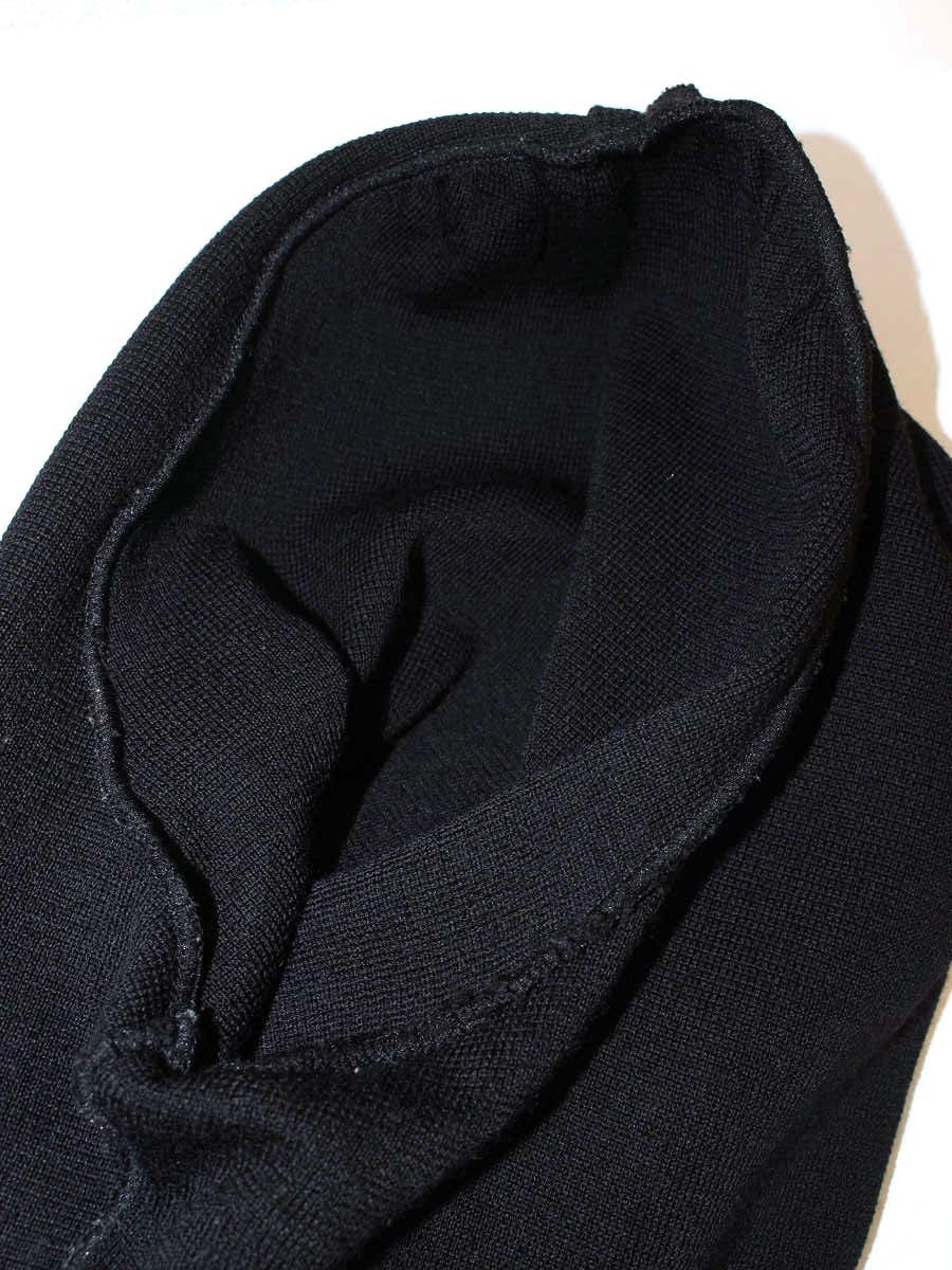 エムズグレイシー One point Hi-Neck Knit 818566 ニット セーター 40 ブラック ITHVOJTZDQKO