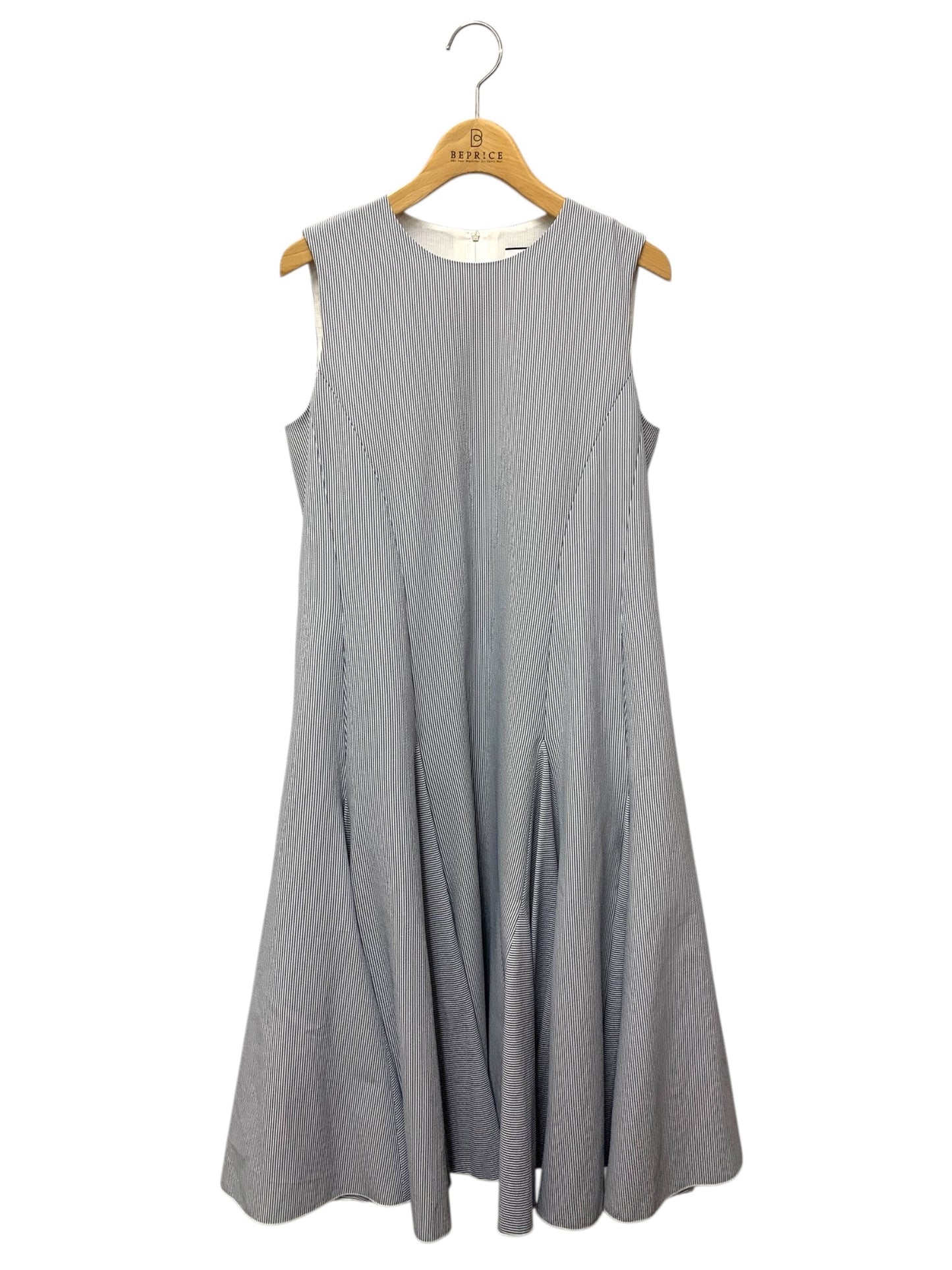 フォクシーニューヨーク Whisper Dress 42640 ワンピース 38 ブルー ストライプ ITERIS59WVAC