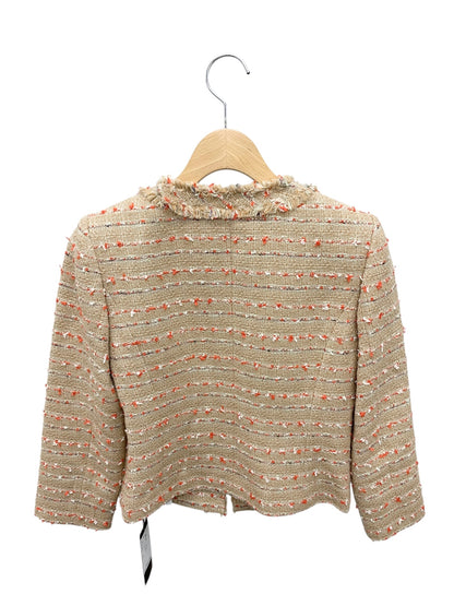 フォクシーブティック Tweed Jacket 38674 ジャケット 38 ベージュ ツイード ITGTG9BI2WD5