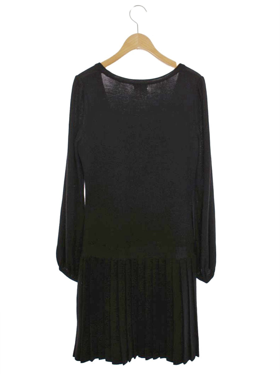 フォクシーブティック 24506 ワンピース 38 ブラック Knit Dress ITQBMW55H9U4