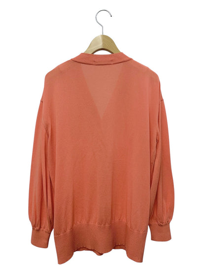 ルネ 6132310 カーディガン 36 オレンジ リボン Vネック ITC0HQYP6ZM8