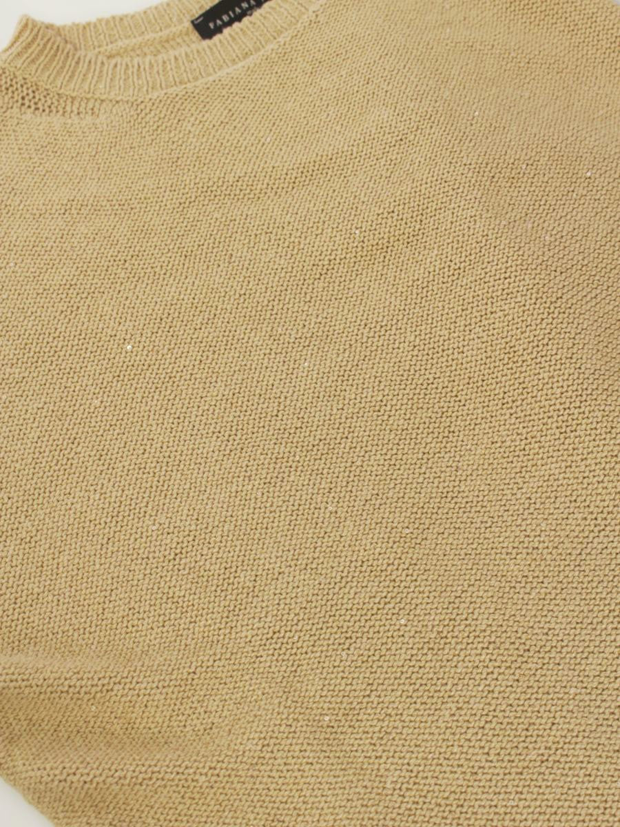 ファビアナフィリッピ MADP02B645X ニット 40 ブラウンベージュ ラメ ITMFX6OWCFU4