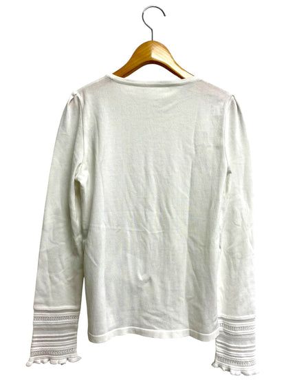 フォクシーブティック Sweater Little Crochet 37610 ニット 40 ホワイト SP品 ITD80D9M6OF0 【SALE】