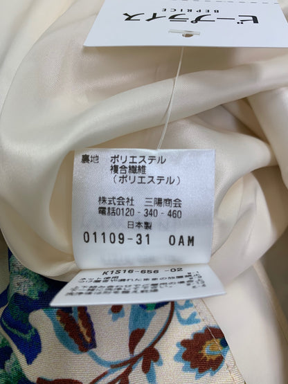 ポールスチュアート ウォッシャブル サラサフラワースカート K1S16-656-02 8 ベージュ 25AW ITIGMYRQGG4G
