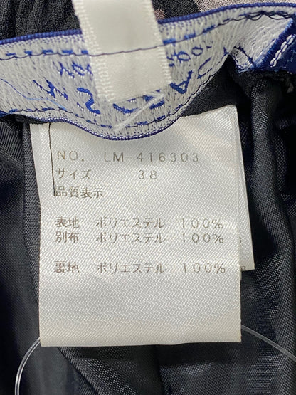 エムズグレイシー 416303 パンツ 38 ブラック カメリア ウエストギャザー ドット ITOAVM8LPEC6