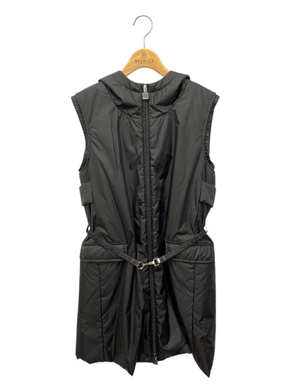 エスマックスマーラ TIMELESS VEST 91560148 ベスト 44 ブラック ロング 中綿 IT99QHKTDOEC