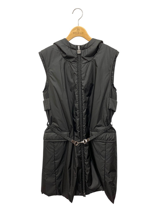 エスマックスマーラ TIMELESS VEST 91560148 ベスト 44 ブラック ロング 中綿 IT99QHKTDOEC