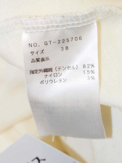 エムズグレイシー 225706 カットソー 38 オフホワイト リボン ITD46RWJQ439