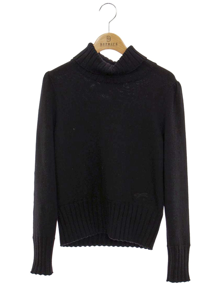 エムズグレイシー Turtleneck Sweater 818592 ニット セーター 38 ブラック Turtleneck Sweater IT98QTLI697W