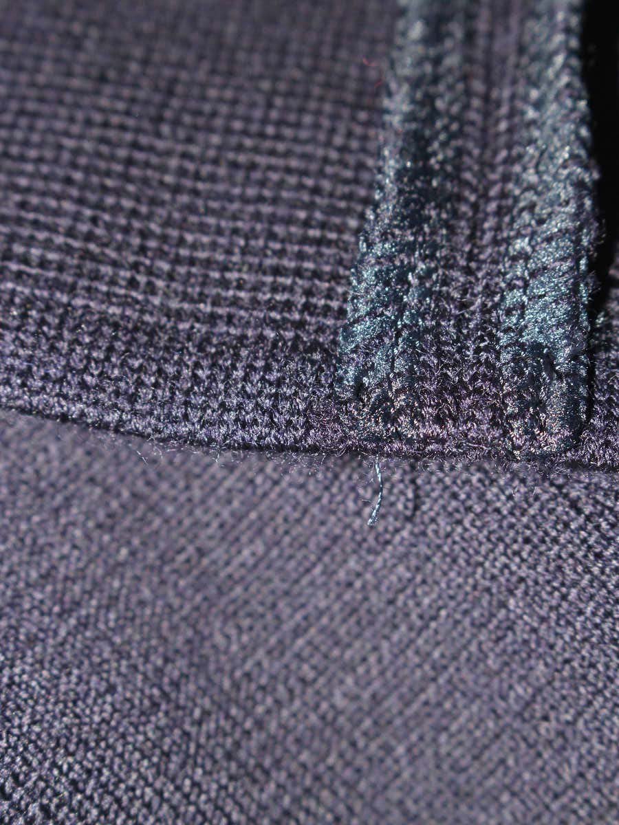 ルネ 6142540 ニットジャケット 36 ネイビー ノーカラー ITQ3GASBT9RM