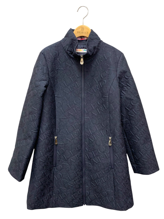 レオナールスポーツ 0566561 コート 38 ネイビー ジップアップ ロゴモチーフ ITARTA6JVMBK