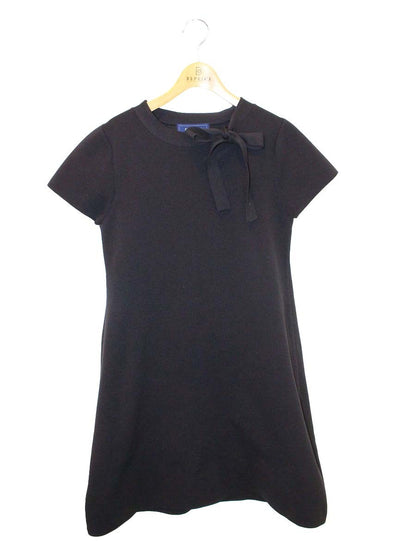 エムズグレイシー Tent Knit One-piece 918341 ワンピース 38 ブラック ニット IT64QSK5KTPS