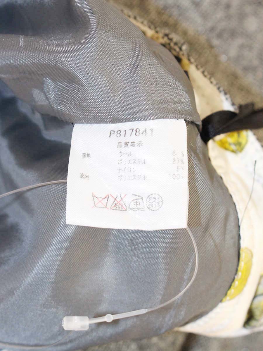 スタジオピッコーネ アルチビオ P817841 パンツ 40 グレー ラメ ウール ITCQO47FPX3G