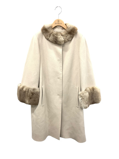 フォクシーブティック クリスタルスノーコート 35087 40 ベージュ IT67V0A8Y37F