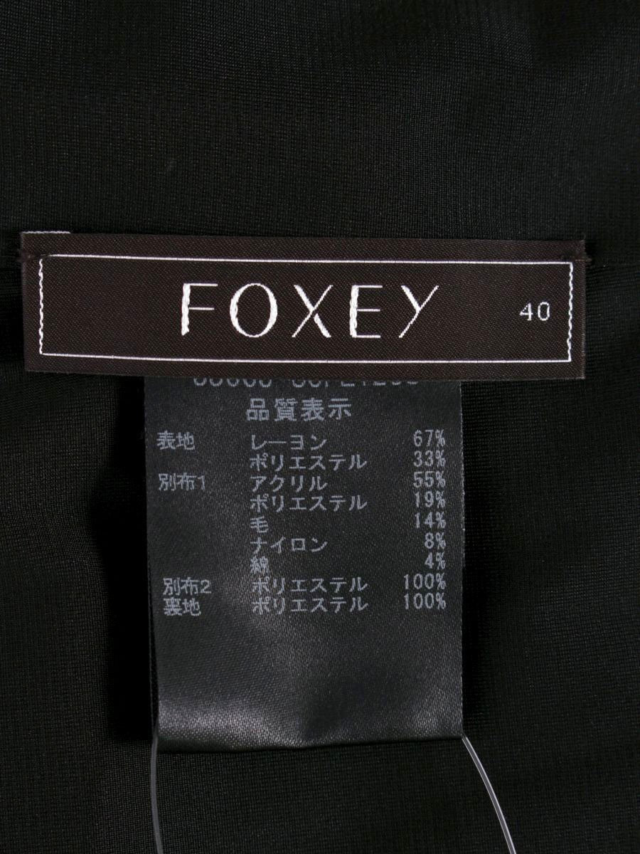 フォクシーブティック 33005 ワンピース 40 ブラック ツイード ITOPWGRTVIUJ