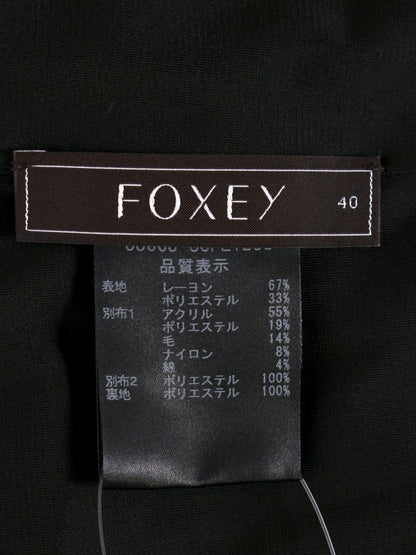 フォクシーブティック 33005 ワンピース 40 ブラック ツイード ITOPWGRTVIUJ