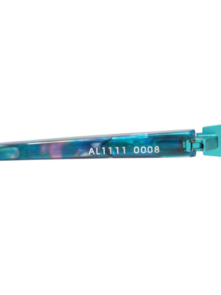 アランミクリ AL1111 0008 メガネ グリーン マーブル メタルフレーム ITE5ZHW3GSWB