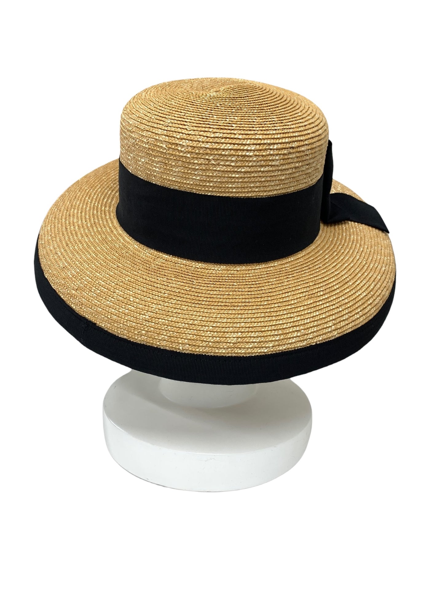 フォクシーブティック ストローハット ベージュ リボン ITTBXOI10QRK