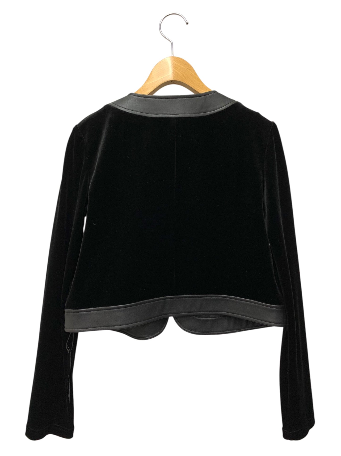 ベロアノワール by フォクシーニューヨーク 35318 ジャケット 40 ブラック VELOUR JACKET ITLYN7235ZA2