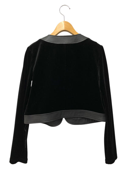 ベロアノワール by フォクシーニューヨーク 35318 ジャケット 40 ブラック VELOUR JACKET ITLYN7235ZA2