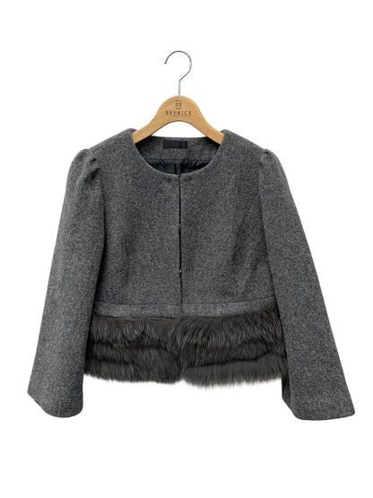 トゥービーシック W5740-826-07 ジャケット X グレー ウール フォックス レッキスラビット ITCDF4WVDFC2