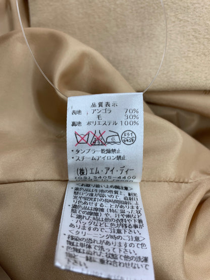 エムプルミエ 1242-047 ジャケット 38 キャメル ウール アンゴラ ITDR5BT6A4HO