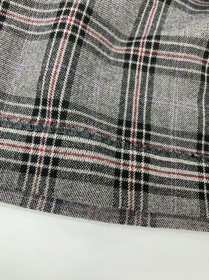 エムズグレイシー 316604 ワイドパンツ 40 グレー タータンチェック ITNNDCW7NP3W