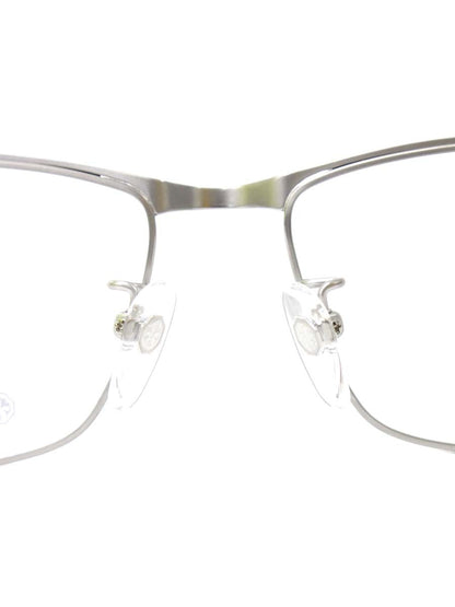 中村勘三郎 KN-2551 メガネ シルバー/コンポジットカーボン メタルフレーム フルリム スクエアシェイプ ITXA3VNNHQAA