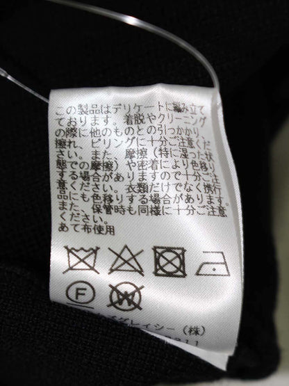 エムズグレイシー 配色フリルニット 218526 40 ブラック ITI4QMNJHCMW